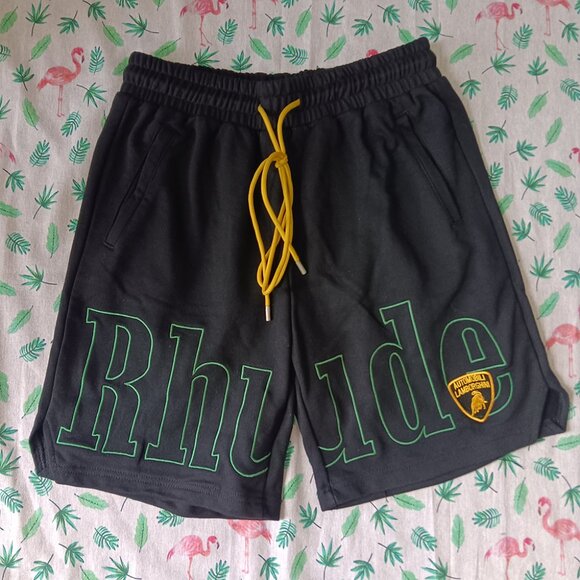 Rhude Shorts Co-Branded Shorts Letters Embroidery